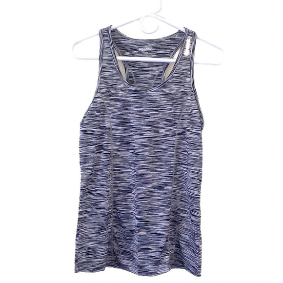 🌸 Reebok racerback tank top black and white size small - Picture 1 of 6